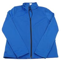 Modrá športová prepínaci funkčná mikina Decathlon