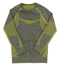 Khaki melírované spodné tričko Lupilu