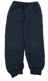 Tmavomodré žebrované tepláky Topolino