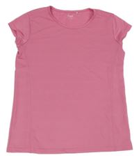 Růžové pruhované sportovní tričko Yigga