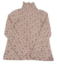 Růžový melírovaný rolák s hvězdami Primark