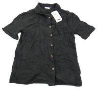 Nové - Čierna mušelínová košeľa M&S