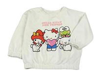 Bílá mikina s Hello Kitty a přáteli Primark