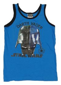 Modré tielko s Darth Vaderem - Star Wars