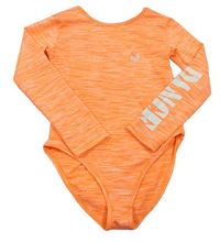 Neonově oranžové melírované sportovní body River Island