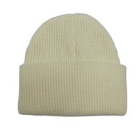 Smotanová pletená čapica Shein