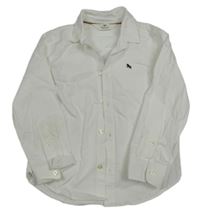 Biela košeľa s výšivkou H&M