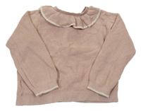 Staroružový prepínaci sveter s golierikom H&M