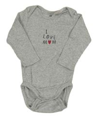 Šedé body s nápisem H&M