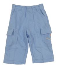 Svetlomodré cargo tepláky