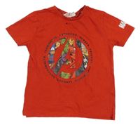 Červené tričko so superhrdinami  Marvel