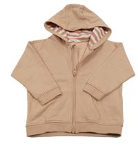 Růžová propínací mikina s kapucí John Lewis