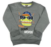 Sivá mikina s dinem Kiki&Koko