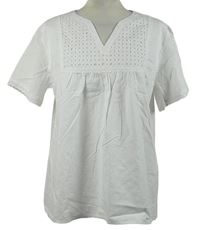 Dámska biela madeirová blúzka Mountain Warehouse