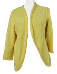 Dámsky svetložltý svetrový cardigán Bonita