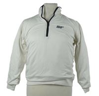 Dámská bílá sportovní podšitá mikina SF 