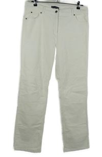 Dámské bílé manšestrové kalhoty M&S