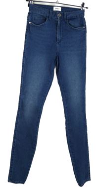 Dámské modré skinny elastické rifle Only