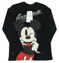 Čierne tričko s Mickey Mousem George