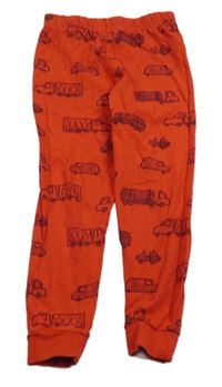 Červené pyžamové nohavice s autami George