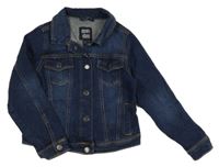 Tmavomodrá riflová bunda Pocopiano