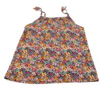 Farebný kvetinový top H&M