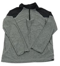 Šedo-černá sportovní mikina Active