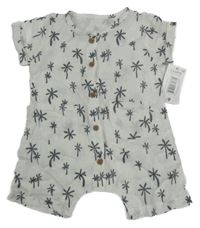 Nové - bavlnený kraťasový overal Matalan