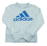 Světlemodrá mikina Adidas