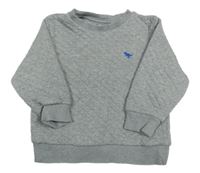 Sivá vzorovaná mikina Next