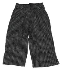 Tmavomodré bodkovaná é culottes nohavice C&A
