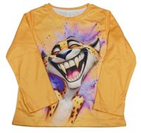 Pomerančové triko s tygrem 