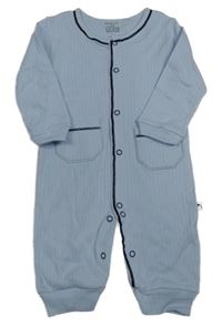 Svetlomodrý overal s vreckami