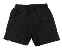 Černé lehké kraťasy Shein