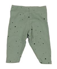 Khaki puntíkaté legíny H&M