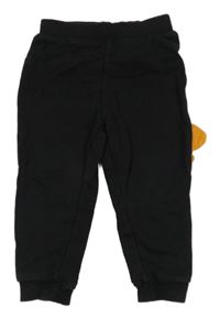 Černé tepláky s ostny H&M