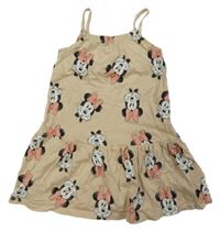 Béžové bavlnené šaty s Minnie H&M