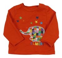 Červená mikina so slonem znh. Elmer