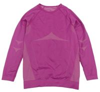 Purpurové spodní funkční triko 