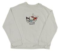 Biela mikina s Kitty LC Waikiki