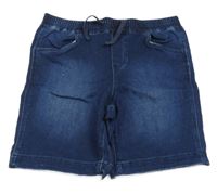 Tmavomodré teplákové kraťasy Tchibo vel. 176