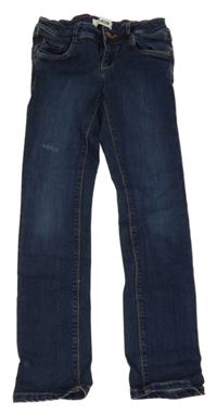 Tmavomodré slim rifle Okaidi