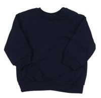 Tmavomodrá mikina H&M