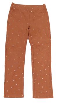 Skořicové tregíny s kytičkami H&M