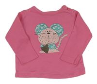 Ružové tričko s myškou
