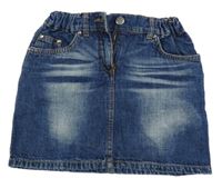 Modrá rifľová sukňa C&A