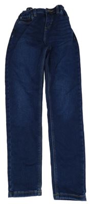 Tmavomodré skinny teplákové rifle C&A