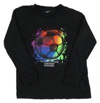 Černé pyžamové triko s míčem Next