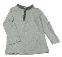 Šedo-černé melírované triko Kiki&Koko