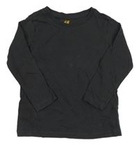 Čiernošedé tričko H&M